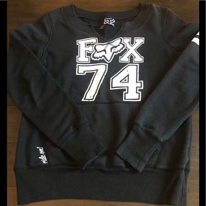 💖Fox black sweatshirt size S 💗